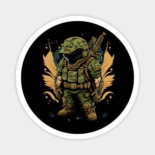 Soldier 3 Magnet